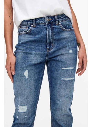 Jeans coupe droite bleu ONLY femme