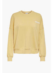 Sweat-shirt jaune ONLY pour femme seconde vue