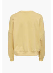 Sweat-shirt jaune ONLY pour femme seconde vue