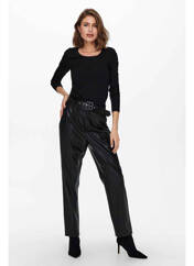 Pantalon droit noir ONLY pour femme seconde vue