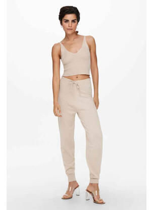 Débardeur beige ONLY femme