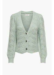 Gilet manches longues vert ONLY pour femme seconde vue