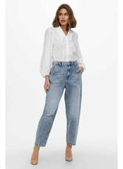 Jeans coupe droite bleu ONLY pour femme seconde vue