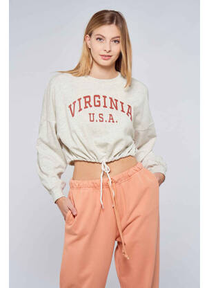 Sweat-shirt gris ONLY femme