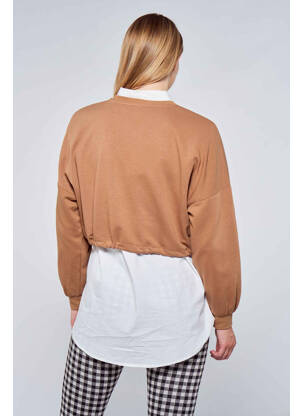 Sweat-shirt marron ONLY femme
