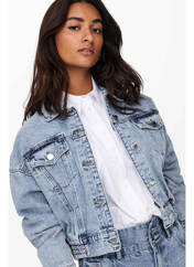 Veste casual bleu ONLY pour femme seconde vue