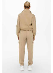 Sweat-shirt beige ONLY pour femme seconde vue