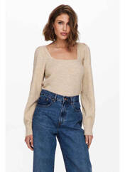 Pull beige ONLY pour femme seconde vue