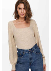 Pull beige ONLY pour femme seconde vue