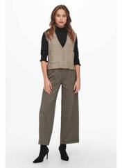 Gilet sans manche beige ONLY pour femme seconde vue