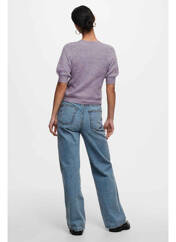 Gilet manches courtes violet JACQUELINE DE YONG pour femme seconde vue