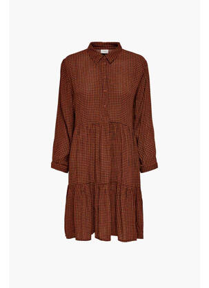 Robe courte marron JACQUELINE DE YONG femme