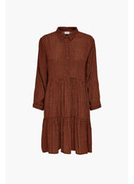 Robe courte marron JACQUELINE DE YONG femme