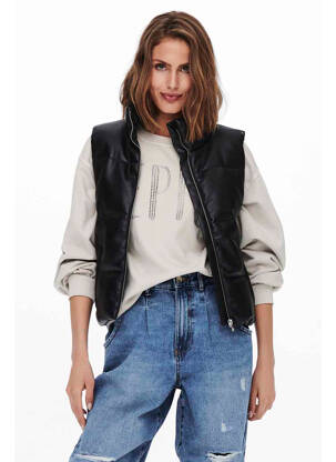Top/caraco noir JACQUELINE DE YONG femme