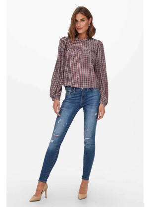 Chemisier marron ONLY femme