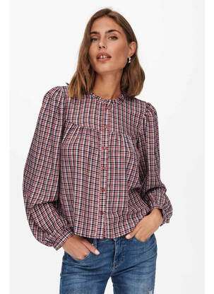 Chemisier marron ONLY femme