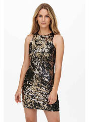 Robe courte or JACQUELINE DE YONG pour femme seconde vue