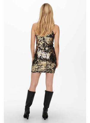 Robe courte or JACQUELINE DE YONG femme