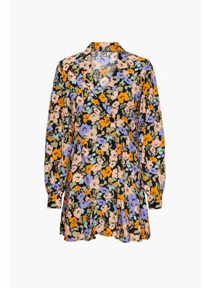 Robe courte noir JACQUELINE DE YONG femme