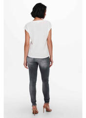 Jeans skinny gris ONLY pour femme seconde vue