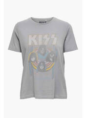 T-shirt gris ONLY pour femme seconde vue