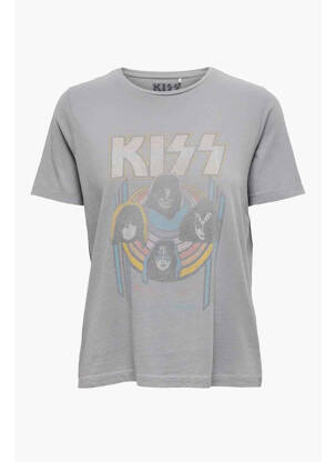 T-shirt gris ONLY pour femme