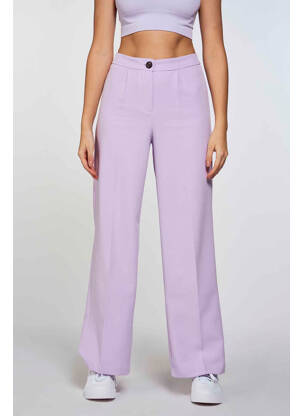 Pantalon flare violet ONLY femme