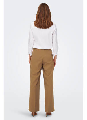 Pantalon flare marron ONLY femme