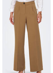 Pantalon flare marron ONLY pour femme seconde vue