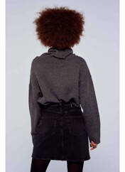 Pull col roulé gris JACQUELINE DE YONG pour femme seconde vue