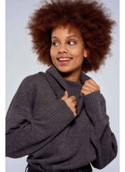 Pull col roulé gris JACQUELINE DE YONG pour femme seconde vue
