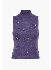 Débardeur violet JACQUELINE DE YONG pour femme seconde vue
