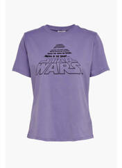 T-shirt violet JACQUELINE DE YONG pour femme seconde vue