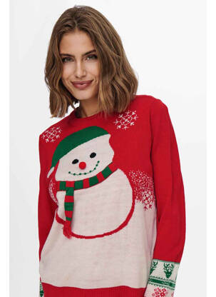 Pull rouge ONLY femme