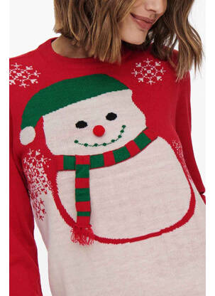 Pull rouge ONLY femme