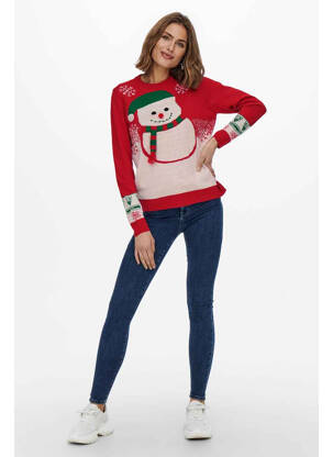 Pull rouge ONLY femme