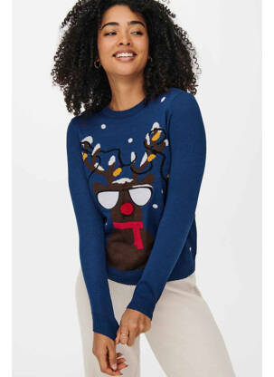 Pull bleu ONLY femme