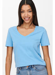 T-shirt bleu JACQUELINE DE YONG pour femme seconde vue