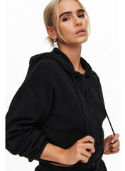 Sweat-shirt à capuche noir ONLY pour femme seconde vue