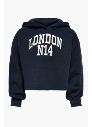 Sweat-shirt à capuche bleu ONLY fille