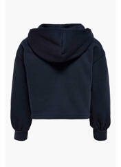 Sweat-shirt à capuche bleu ONLY pour fille seconde vue