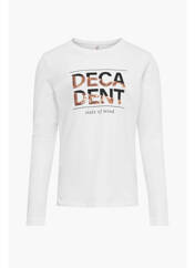 T-shirt blanc ONLY pour fille seconde vue