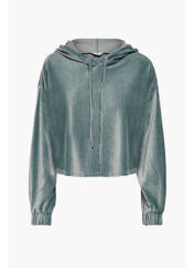 Sweat-shirt à capuche vert ONLY pour femme seconde vue