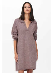 Robe courte rose JACQUELINE DE YONG pour femme seconde vue