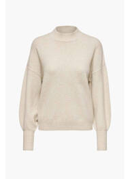 Pull col roulé gris JACQUELINE DE YONG femme