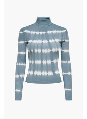 Pull col roulé bleu ONLY femme