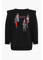 Sweat-shirt noir ONLY pour fille seconde vue