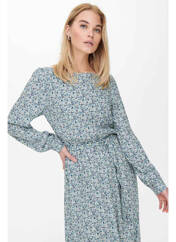 Robe longue bleu ONLY pour femme seconde vue