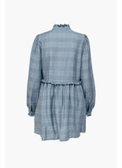 Robe courte bleu JACQUELINE DE YONG pour femme seconde vue