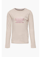 T-shirt beige ONLY pour fille seconde vue